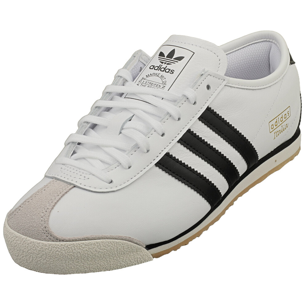 Adidas (7.5) Italia 70S Mens Casual Trainers In White Black