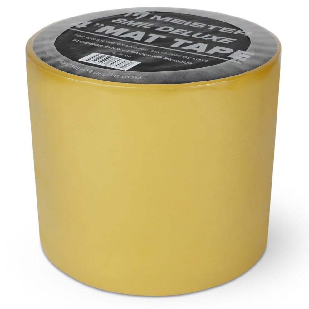 Photos - TRX & CrossFit Meister Deluxe 8mil Mat Tape for Wrestling, Grappling and Exercise Mats - Clear - 4" x 84ft - 1 Roll 1163MT8M4N