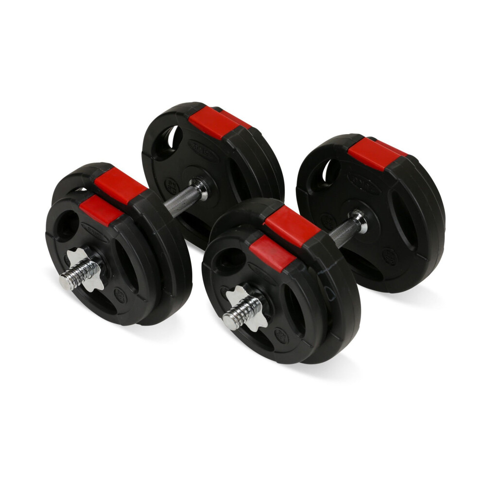 Adjustable Dumbbells Set 20kg/30Kg/40Kg - Dumbbell Weight Set for Women & Men - Weights Set with Barbell Bar for Home Gym - Weight Lifting Set for