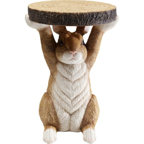 Kare Design Side Table Animal Rabbit, 32 cm Diameter, Modern, Animal ...