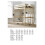 STRICTLY BEDS&BUNKS Memphis High Sleeper Loft Bunk Bed, 3ft Single 3