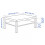 LACK Modern Stylish Coffee Table with Shelf, Rectangular - Easy to Assemble, 90x55x45 CM (White Stained Oak Effect) 3