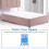 ComfoRest - 4FT6 Double Divan Bed Frame | NO Mattress Included, WITHOUT DRAWER | Includes 24" Headboard | Supportive Base for Contemporary Bedrooms 4