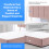 ComfoRest - 4FT6 Double Divan Bed Frame | NO Mattress Included, WITHOUT DRAWER | Includes 24" Headboard | Supportive Base for Contemporary Bedrooms 5