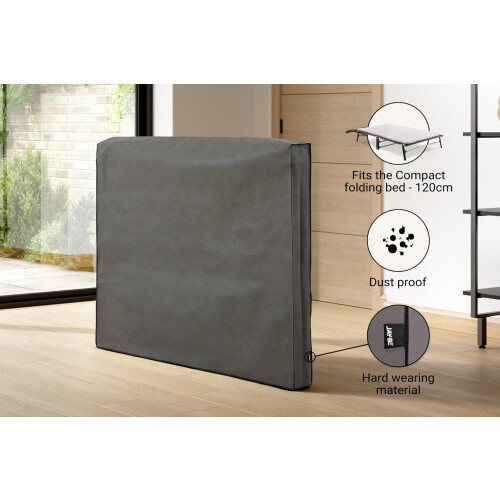 Jay-Be CE120 Compact Folding Bed with Storage Cover and Mattress, Small Double 2