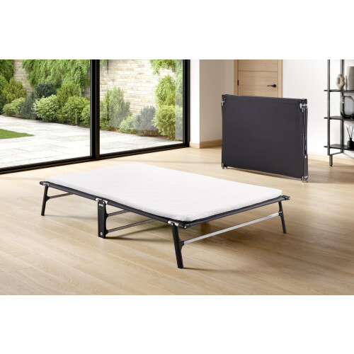 Jay-Be CE120 Compact Folding Bed with Storage Cover and Mattress, Small Double