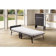 JAY-BE RE80 Rollaway Folding Bed with Mattress and Storage Cover, Single