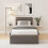 Hudson Grey Ottoman Storage Bed Frame with Slatted Headboard Single 3ft 1