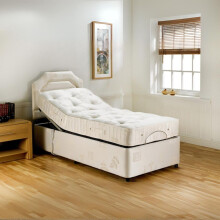 Rebound Superior Support Orthopaedic Adjustable Bed with Free Headboard & Orthopaedic Pocket Spring Mattress - 100% Fully Breathable Mattress -