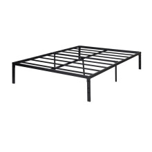 FurnitureR Full Size Bed Frame Metal 30CM High Heavy Duty, Platform Bed Frame Double Size No Box Spring Needed, Noise Free, Easy Assembly, L194x W140x