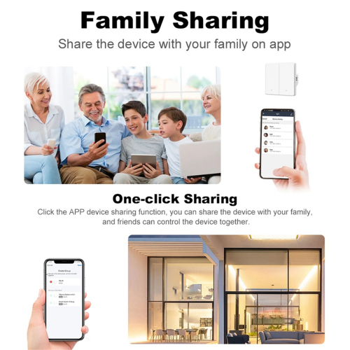 Tuya Smart Switch Zigbee European Standard Button Wall 1