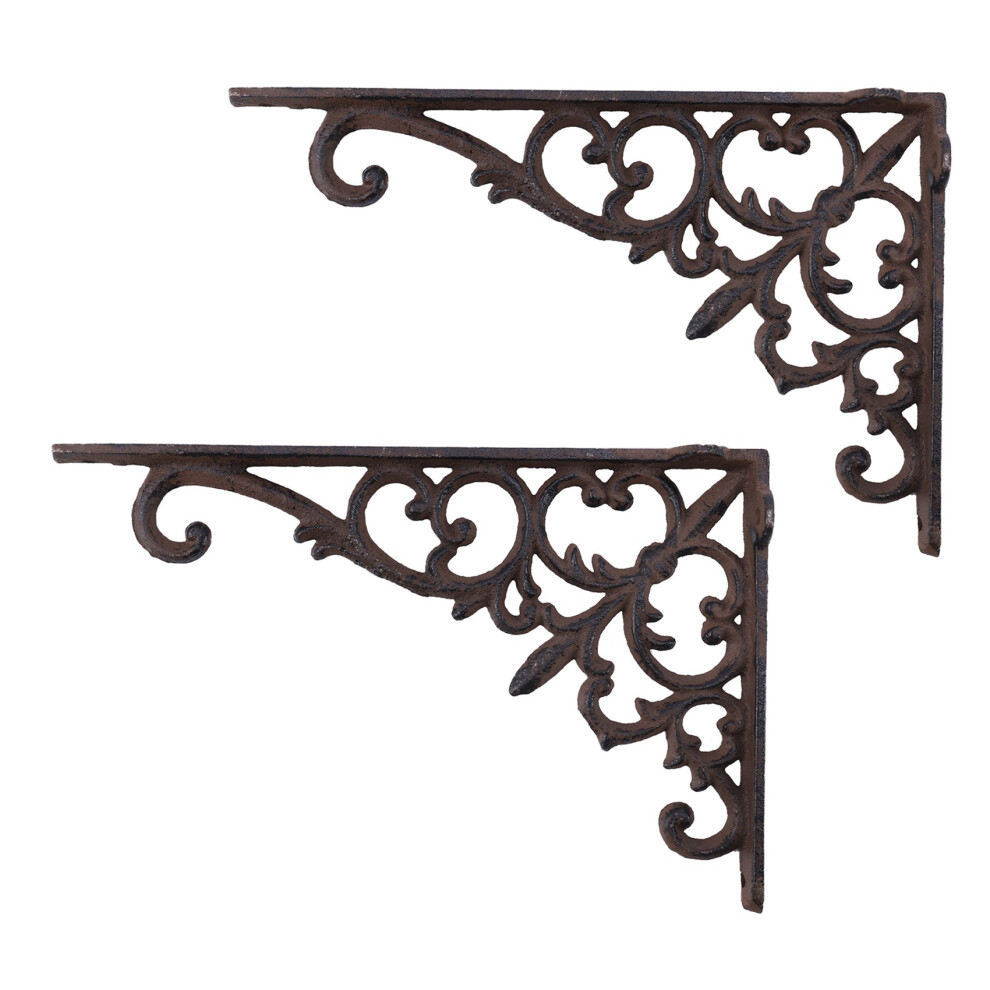 Jojomino 2X Cast Iron Plant Hanger Hook For Indoor Outdoor Lantern Planters Pots Wind Chimes