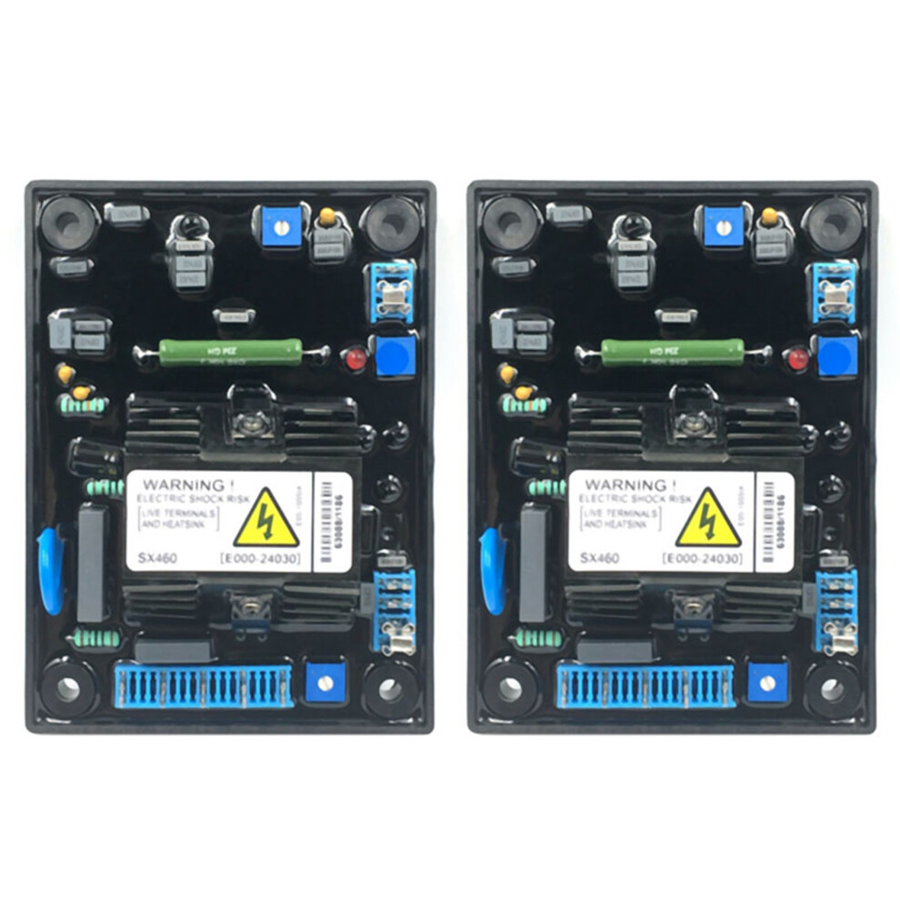 2X Automatic Voltage Regulator Avr Sx460 For Generator 12972 Power Stabilizer 4854032498696
