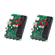 2X Leistungsverstärkerplatine XH-A150 Lithiumbatterie Bluetooth Digital 10W Leistung DIY Kleiner Lautsprecher Wiederaufladbar
