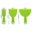 10 Pieces Plastic Knife Set Flexible Paint Scrapers Tool for Spackling, Patching, Decals, Wallpaper, Baking, Wall 7