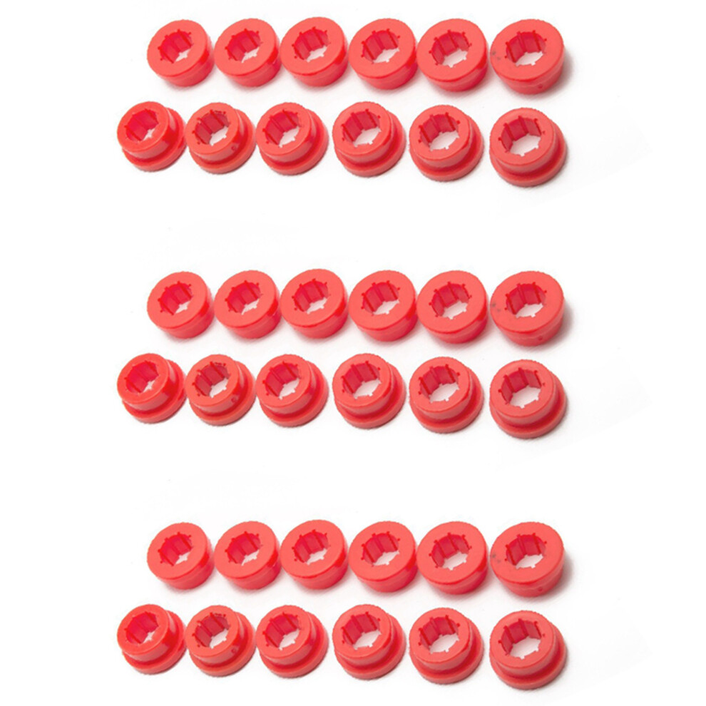 36Pcs/Lot Lower Control Arm Rear Camber Kit Replacement Bushings Ep-Ca0111 For 88-05 Ek Eg Es Red 4854032401849