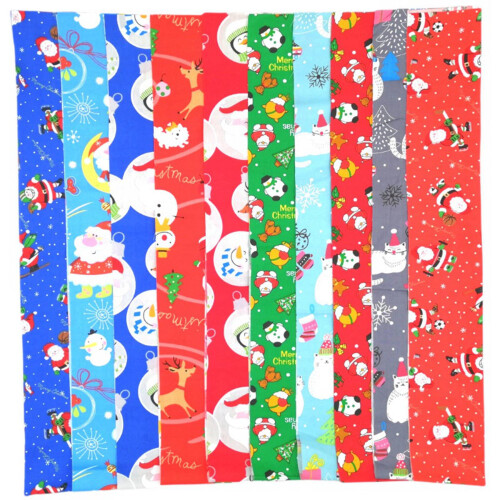 40 Patterns Jelly Roll Fabric, Pre-Cut Jelly Roll Fabric Strips for Quilting,Fabric Jelly Rolls with Different Patterns 1