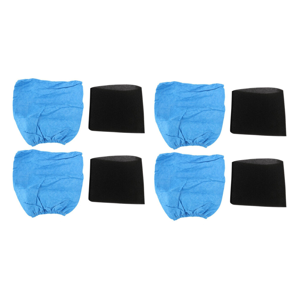 Jojomino Textile Filter Bags Wet And Dry Foam Filter For Mv1 Wd1 Wd2 Wd3 Vacuum Cleaner Filter Bag Vacuum Cleaner 8Pcs