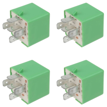 4X 12V 35A 5 Pins Cooling Radiator Fan Relay Green 6547TX for 206 207 306 307 406 407 807