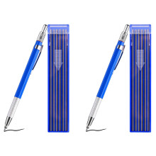 2X Welders Pencil with 24 Pcs Round Silver Refills, Metal Marker Pen Metal Carbide Scriber