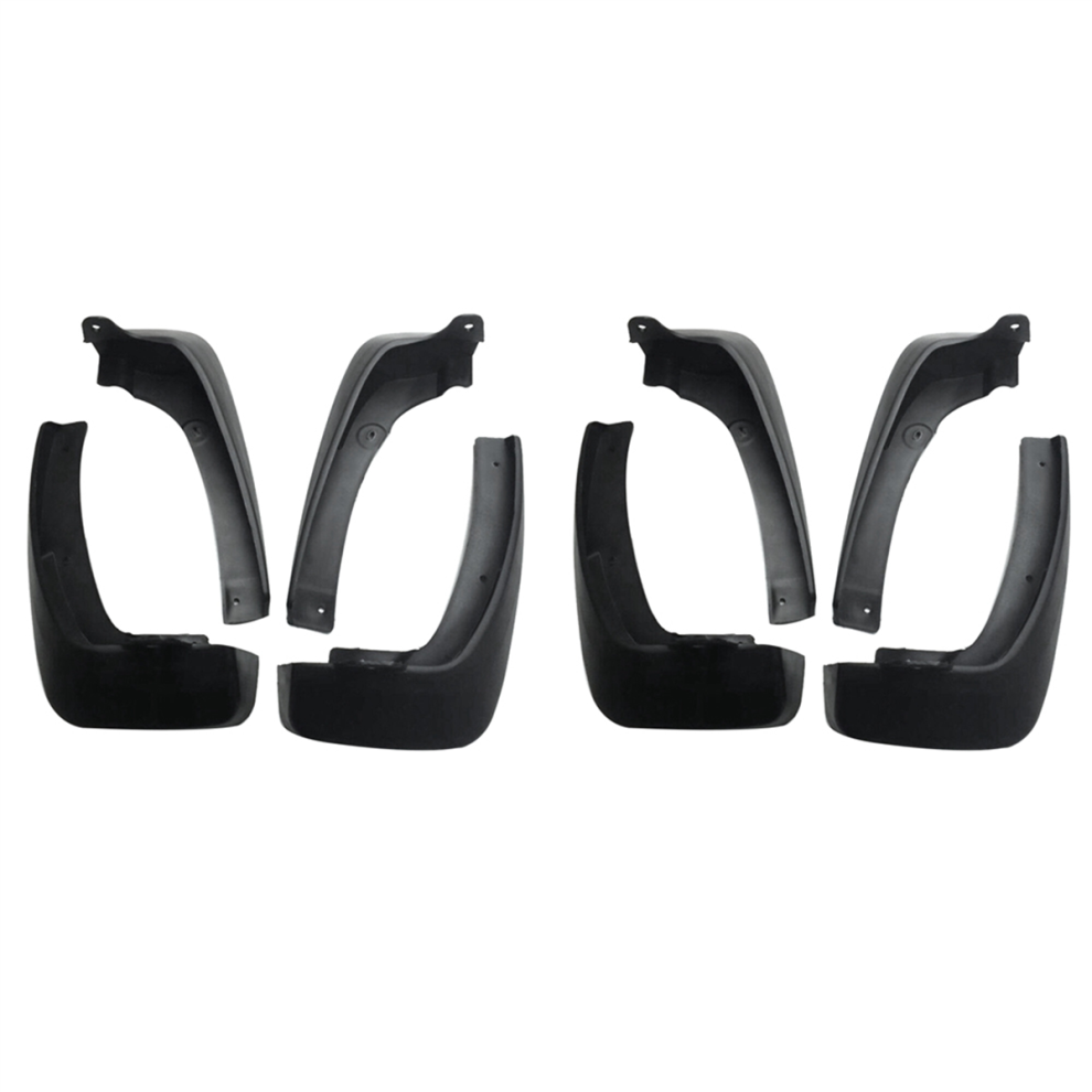 8Pcs Universal Mud Flaps Mudguards Splash Guards For Vios / Yaris / / Belta Sedan 2007-2013 4854032408398