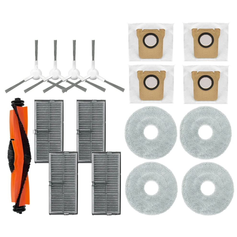 For M30s Main Side Brush Hepa Filter Mop Dust Bag 4854032413514