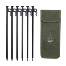 6PCS 30cm Outdoor Zelt Heringe Boden Nägel Mit Lagerung Tasche