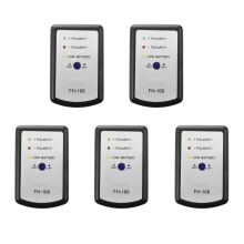 5X Schwarz Lautsprecher Polarität Tester PH Phase Meter/Phasemeter für Auto Auto