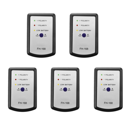 5X Black Speaker Polarity Tester PH Phase Meter/Phasemeter for Auto Car