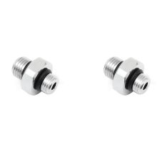 2X 7/16-20UNF to 3/8-24UNF Threaded Male Quick Adapter Diving Computer Watch High and Low Pressure