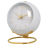 Alarm Clocks,Retro Backlight Simple Design Small Desk Clock White 1