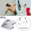 10Pcs Glass Cutter Replacement, Replacement for DIY Crafts Bottle Cutting 6