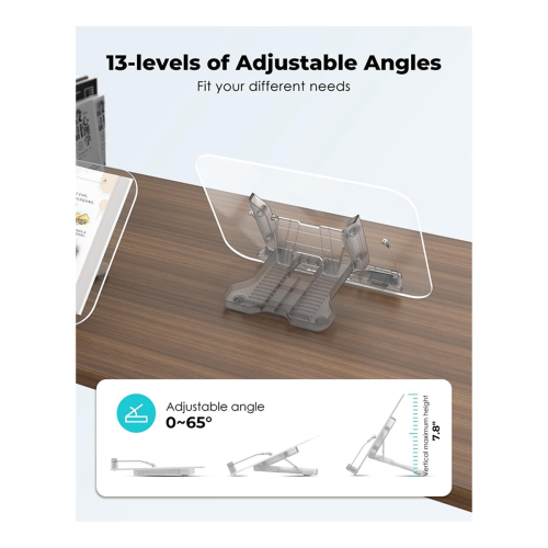 Acrylic Book Stand for Reading,Cookbook Holder 2