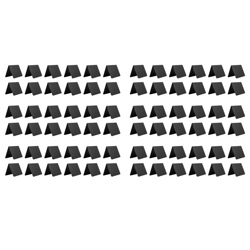 72 Pcs Mini Chalkboard Signs 4X3inch Small Chalk Sign Food Labels For Buffet Tables ,Easy To Write Dark/Black 4853330361763