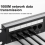 24 Ports CAT6 UTP RJ45 Patch Panel 19In 1U Cable Frame Faceplate Rack 4