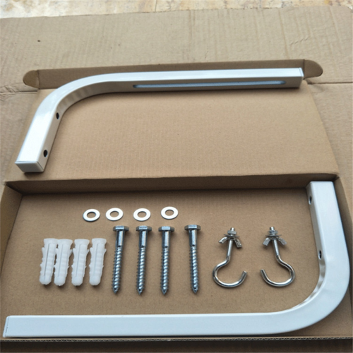 90 Degrees Projector Screen Wall Mount L-Brackets Adjustable 2