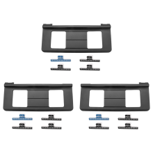 3-teiliger Notenständer für zahlreiche Keyboard-Modelle, Keyboard-Blatt mit 12 Clips