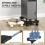 Tower Stand,Adjustable Mobile CPU Stand,CPU Holder White 5