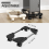 Tower Stand,Adjustable Mobile CPU Stand,CPU Holder White 3