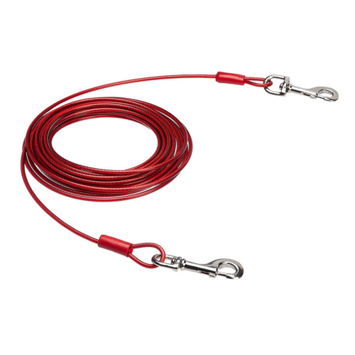 Dog Tie Out Cable and Stake, 16 Ft Outside Leash Chain 1