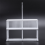 2 in 1 White 72 Pieces Microscope Slides Staining Rack Dish Set 6