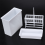 2 in 1 White 72 Pieces Microscope Slides Staining Rack Dish Set 4