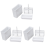 2 in 1 White 72 Pieces Microscope Slides Staining Rack Dish Set 3