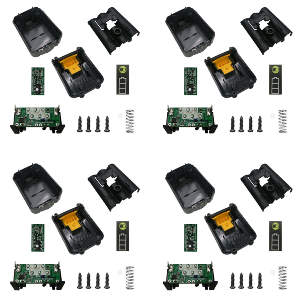 4X Dcb120 Battery Plastic Case Pcb Charging Protection Circuit Board Box For 10.8V 12V Li-Ion Dcb125 4853330383642