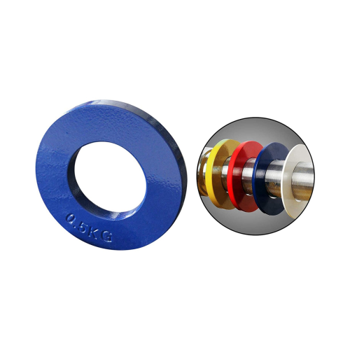2X Fractional Weights Mini Weight Plates Strength Training Accurate Disk Accessory Blue 0.5Kg