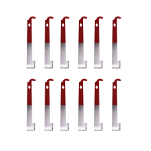 12 Pack Stainless Steel Beekeeping Hive Tool J Hook Bee Frame Lifter and Scraper Equipment for Beekeepers