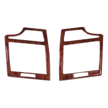 Für 2006-2011 4PCS Holz ABS Auto Vorderseite Klimaanlage Vent Abdeckung Trim Zubehör