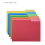 Manila Color Five-Color Single-Page Folder Office Data Classification 3