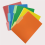 Manila Color Five-Color Single-Page Folder Office Data Classification 5