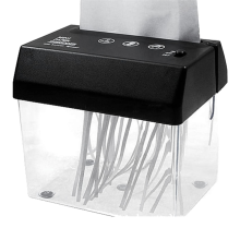 Tragbarer elektrischer Aktenvernichter, USB-Akkubetrieb